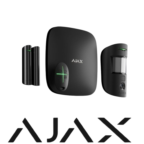 Logo AJAX - Partenaire Multiaxe pour les systèmes d'alarme connectés